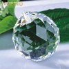 NUPTIO 20 mm Clear Crystal Ball Prism - Pack of