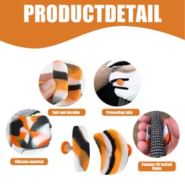 hurifeng 4 Pack Golf Grip Trainer Aid – T Grip Golf Swing Training Aid for Correct Hand Position, Golf Club Grip Posture Trainer, Portable Golf Training Equipment for Indoor & Outdoor Practice