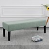 SPRINGRICO Stretch Dining Bench Cover, Removable Bench Slipcover Washable Bench