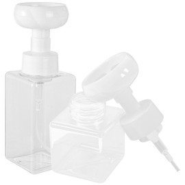 Beavorty Bubble Skin Care Foaming Hand Soap Dispensers, Soap Dispenser Pump Bottles, Flower Shape Foaming Pump Bottles Supplies for Home 2Pcs Skincare Tools