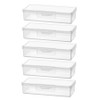 Mini storage case small portable accessory transparent plastic multipurpose, 5 pieces / 미니 수납 케이스 소형 휴대용 소품 투명 플라스틱 다용도, 5개