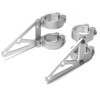 High Quality 39mm CNC Brushed Aluminium Fork Mounted Motorcycle Motorbike