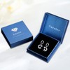 Wolf Earrings for Women S925 Sterling Silver Moonstone Celtic Wolf