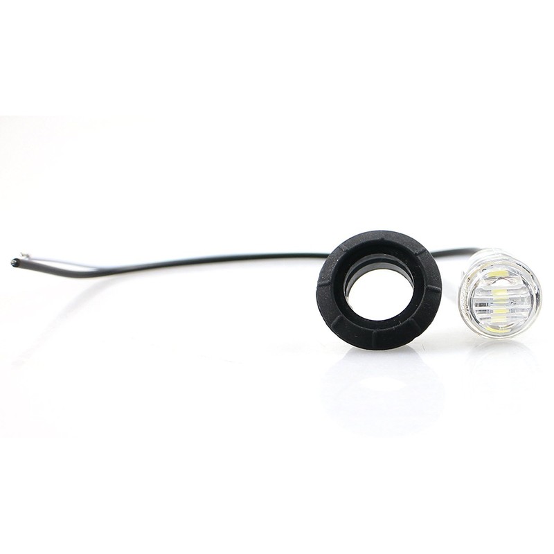 (Pack of 50) Madcatz Red Light (Clear Lens) 3/4 inch