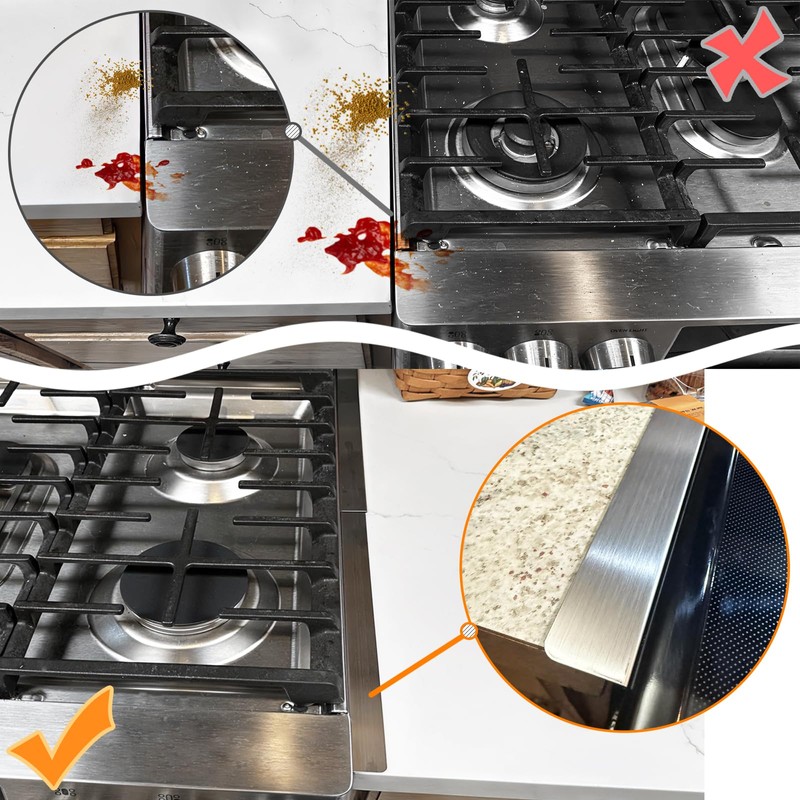 Stove Gap Covers Stainless Steel, Stove Gap Filler Between Stove