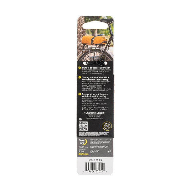 Nite Ize USL24-01-R3 GearPro Strap, Securing Tarpaulins, Hoses, Ski, Wood,