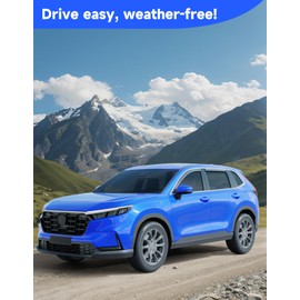 Breejoy in-Channel Rain Guards Fit for Honda CR-V CRV 2023 2024 2025 Window Rain Guards Visors Vent Visors Window Deflector Vent Shades Car Accessories -4 pcs