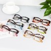 REAVEE 6 Pack Oversized Square Reading Glasses Oprah Style for