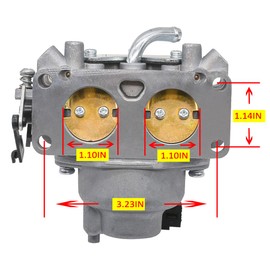 JDLLONG FH721V Carburetor for Kawasaki FH721V FH641V FH601V FH661V FH680V FX801V 22HP Engine Replaces 15004-1010 15004-0757 15003-7094 15004-1005 15004-0763 15003-0940 Carb Kit with Fule Pump