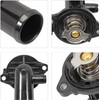 330424 Thermostat Housing Assembly Compatible with Maserati Ghibli Levante Quattroporte