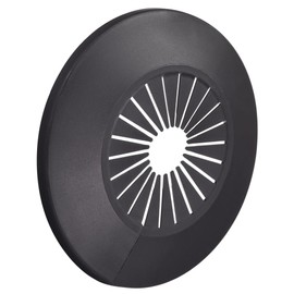 TOP-VIGOR 8 Stück 30 mm - 50 mm Rohrabdeckungen, PP-Kunststoff-Rosette, Rohrmanschette für Wasserleitung, Abflussleitung, WC-Abflussrohr, Wandrohreingang, Dekoration, Zierleiste und