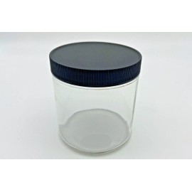 QORPAK GLC-01689 Straight Sided Round Bottle, 16 Oz (480 ml), Case of 12pcs