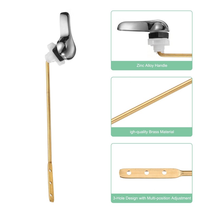 sourcing map Toilet Handle Replacement Kit, Front Mount Toilet Handle