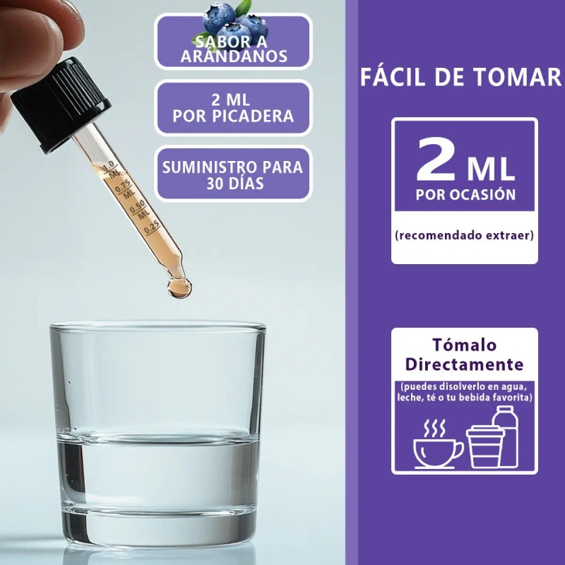 Nad+ Gotas Nr Nicotinamida Ribosa Antioxidante Mujer Hombre
