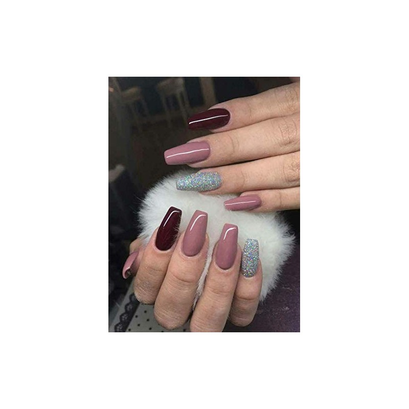 Paquete De Forma Escultural Verde Chica 100 Pzs Mc Nails