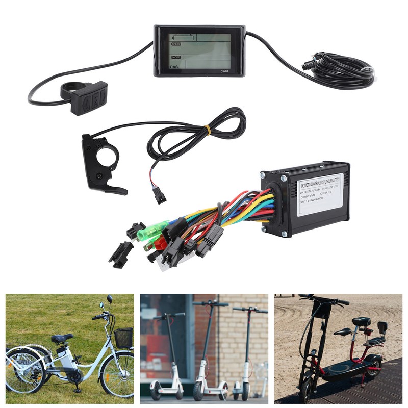 36V 48V Electric Bike Conversion Kit 17A 3 Mode Controller