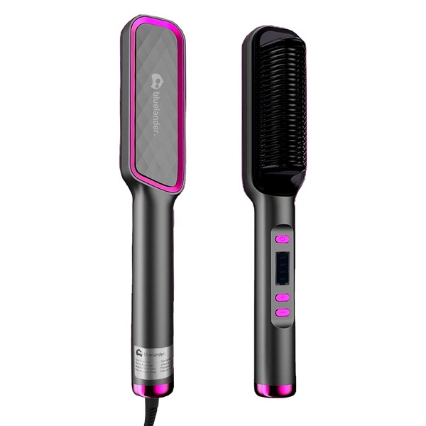 Bluelander Cepillo Alisador para Cabello 4 Ajustes de Temperatura 160-220