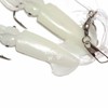 5 Packs - 4.5" Fishing Ling Cod Rig Twin Bulb