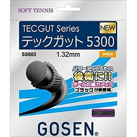 GOSEN Soft Tennis String Tech Gut 5300 Black SS603