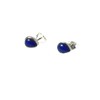 Art Gecko LAPIS LAZULI Pear shaped Sterling Silver Gemstone Stud