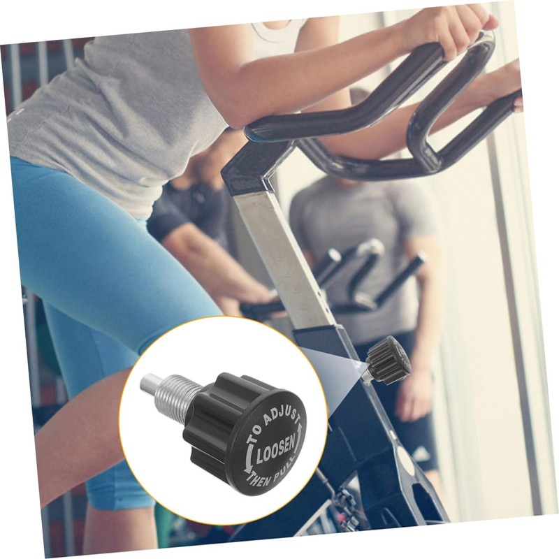 Toddmomy Adjustable Exercise Bike Parts Fitness Knob Pin Universal Replacement
