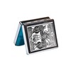 Shuangyi 7 Days Chromed Shiny Silver Pill Organizer with Mirror