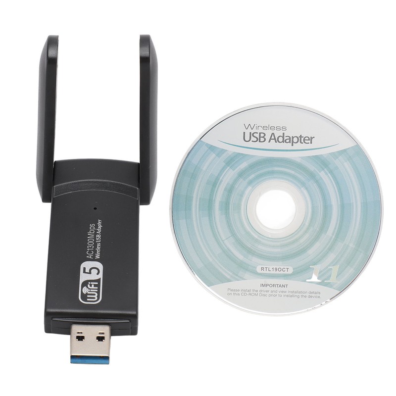 USB3.0 WiFi Adapter 2.4GHz 5GHz Dual 5Dbi Antenna WiFi Dual
