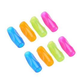 Arestech Pencil Grip Rubber for Handwriting, Ergonomic Pen Writing Grips Assorted Colors (8PCS)
