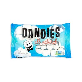 Dandies Vegan Marshmallows, No Artificial Flavorings, Food Dyes, Corn Syrup, or Gelatin, Perfect for Roasting, S’mores, or Snacking (3 Pack, 10 oz)