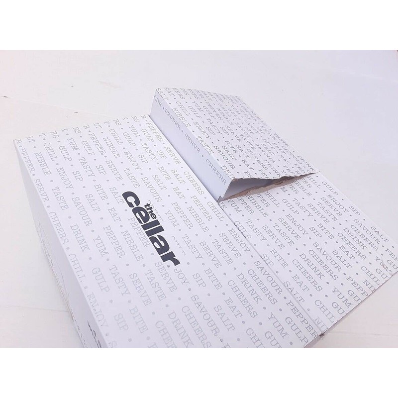 The Cellar Words 4-Pc. Stemless Wine Glass Set