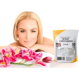 Mary Tylor Naturals Contenedores para bálsamo labial, Transparente, 50