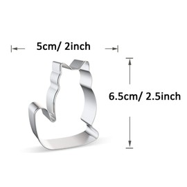 WJSYSHOP Cat Cookie Cutter - B