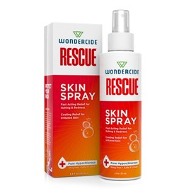 Wondercide Rescue - Skin Spray for Pets - Allergy Care, Rash, Redness, and Itch Relief for Dogs and Cats with Pure Hypochlorous - 8.5 oz