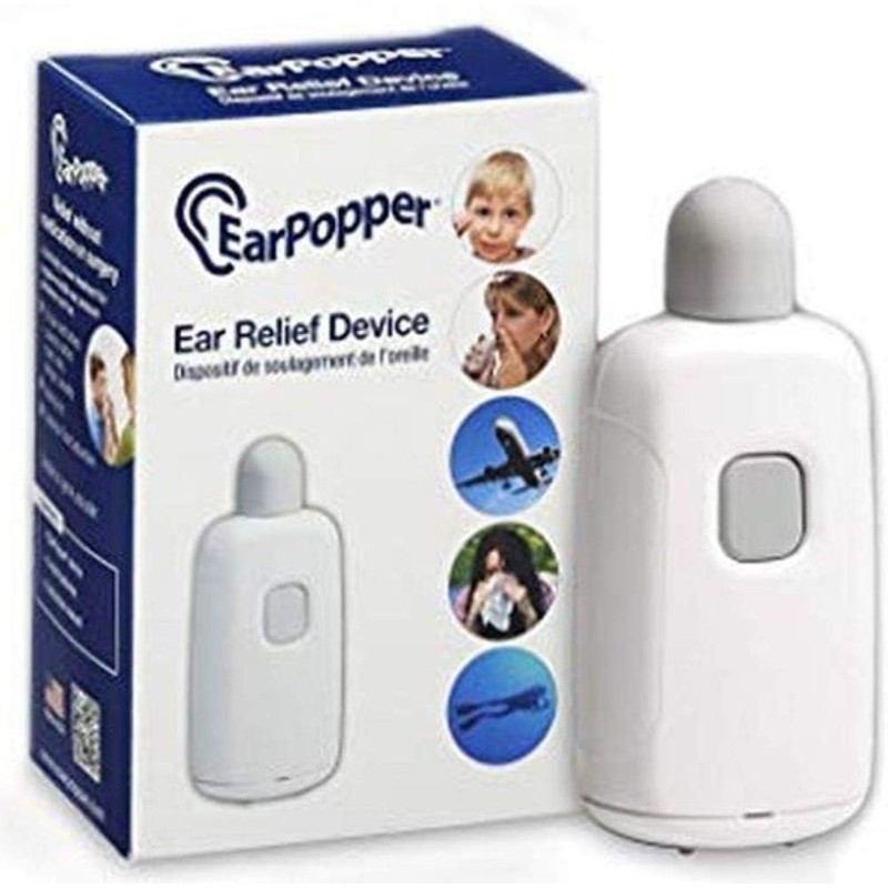 Earpopper Ear Pressure Relief Device for Flying, Elevator Rides, Swimming,
