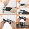 33Pcs Oscillating Saw Blades Set, Universal Titanium Bimetal Oscillating Multi