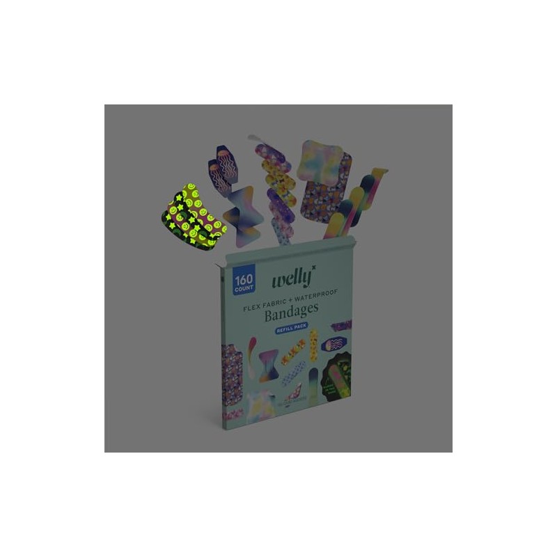Welly- “Paquete de Repuesto Grande de Vendaje | Tela Flexible