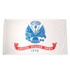 3x5 USA U.S. Army White Emblem Seal Crest Military Flag