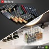 ELLDOO Rollerball Perfume Organizer, 24 Spaces Clear Acrylic Perfume Storage