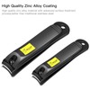 Nail Clippers 2PCs Nail Cutter Set Stainless Steel Fingernails Toenails