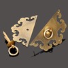Mgoodoo Antique Knobs & Handles Furniture Brass Hardware, Cabinet Face