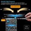 HarJue High Pressure Large Stainless Steel Square Rain ShowerHead With