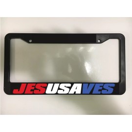 Jesus Saves USA US America Church God Holy Bible Repent  Car License Plate Frame