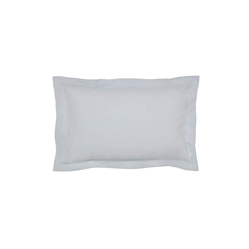 Peacock Blue Hotel Thread Count Plain Dye Cushion Covers 100%