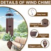 Memorial Wind Chimes for Outside, Sympathy Gift for Loss of