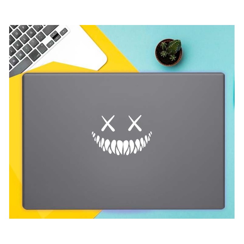 Printbeat Demon Smile Vinyl Decals Stickers for Cars, Vans, Trucks,