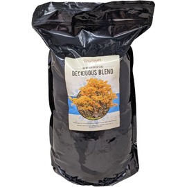Tinyroots Deciduous Blend Bonsai Soil - 2.5 Gallon, Organic Bonsai Dirt Formulated for Maple, Hornbean, Elm and Other Deciduous Bonsai Trees