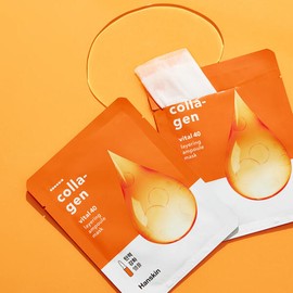 Hanskin [한스킨] 바이탈40 레이어링 고농축 앰플 마스크팩 60매 (아쿠아/프로폴리스/콜라겐) [Hanskin] Vital40 Layering High-Concentration Ampoule Mask Pack 60 Sheets (Aqua/Propolis/Collagen) [Aqua 20 sheets + Propolis 20 sheets + Collagen 20 sheets [B0009327]]