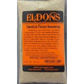 Eldons Swedish Potato Flavor Fresh Sausage Seasons 25 Lbs of Meat 8802