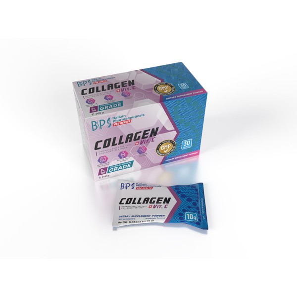 Collagen with Vitamin C for Healthy Skin, Hair and Nails