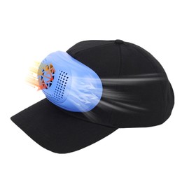 PENIOR [Semiconductor Refrigeration & 2 Levels] Cooling Hat, Hat Circumference within 22.8 inches (58 cm), Reduces Temperature to 61°F (18°C), Sun Protection Cap, Fan Cap, Fan Cap, Baseball Cap with